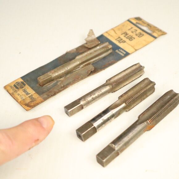 Plug Tap set of 4 - 14mm, 5/8-18mm(2),1/2-20(new) - Picture 8 of 11